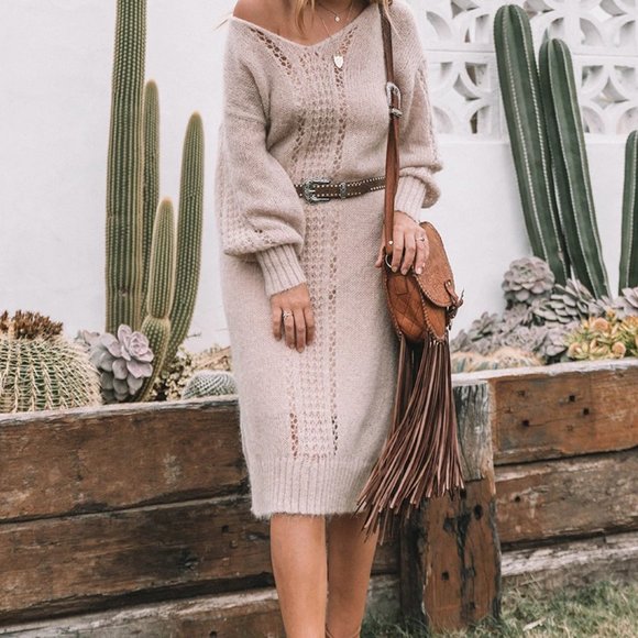 Spell & The Gypsy Collective Knit Midi Dress | SizeS - Picture 2 of 4